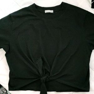 Front Knot Crop Top